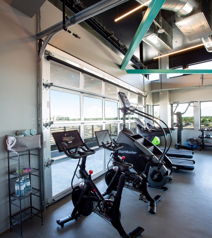 gym at the source hotel