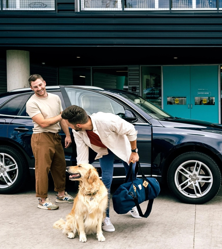 arriving at the Source Hotel