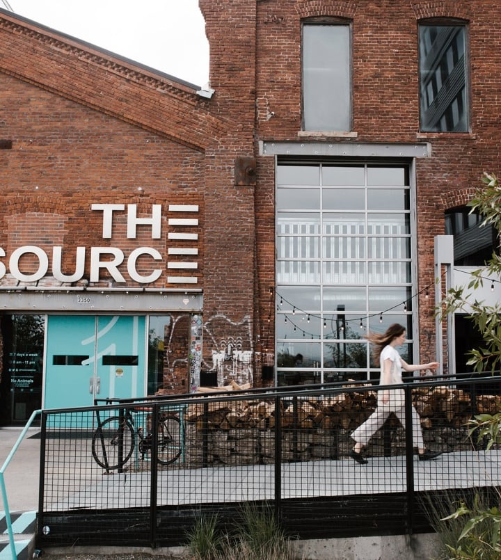 The Source Hotel entrance