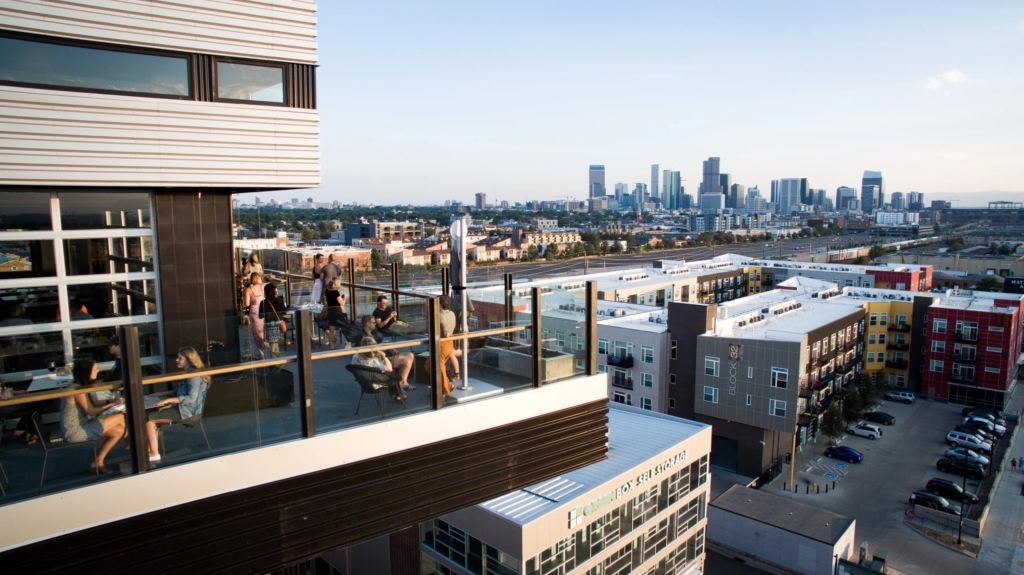 skyline views from the terrace