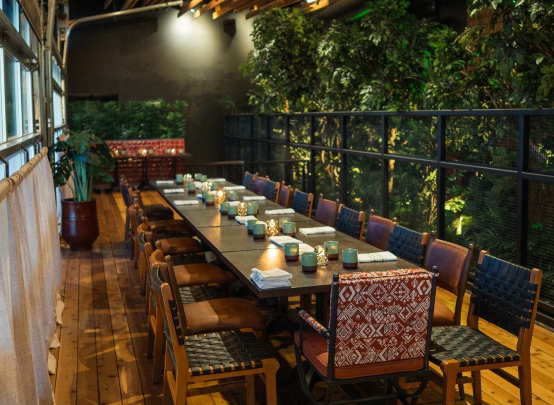 private dining space in cimera at source hotel in denver colorado