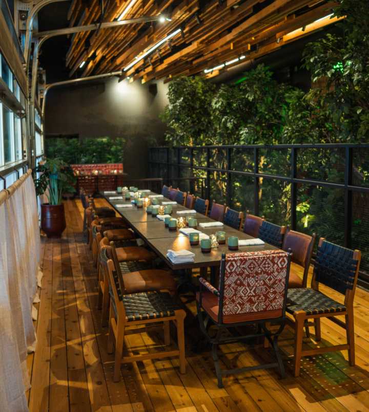 private dining space in cimera at source hotel in denver colorado