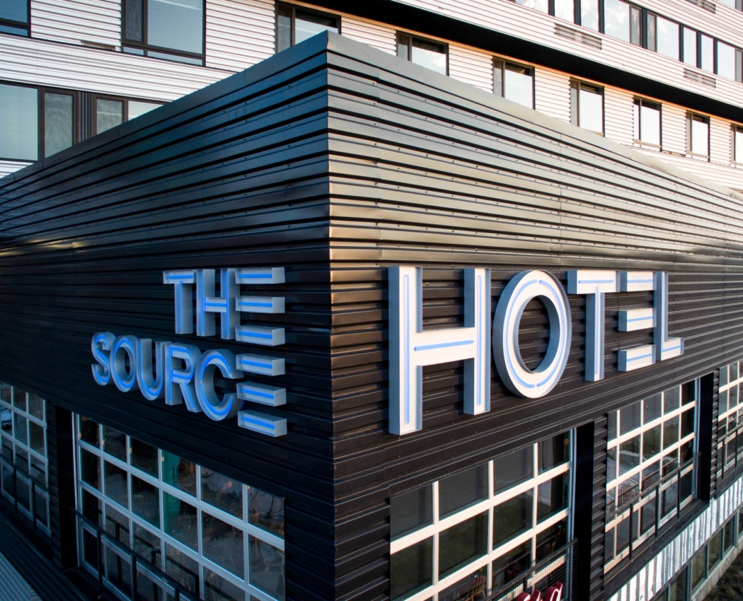 Exterior image of The Source Hotel