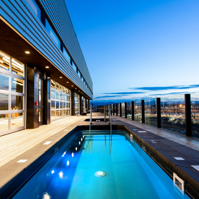 rooftop pool